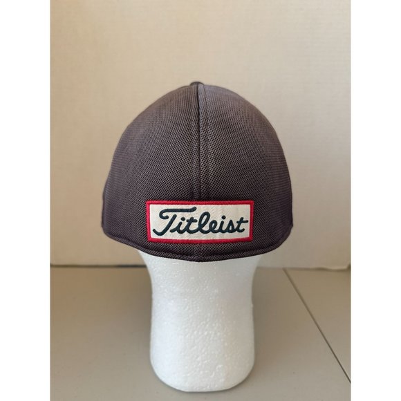 Titleist Hat Fitted L/XL Gray Tour Pro V1 Footjoy FJ Golf Mesh Back Trucker Cap - Picture 4 of 8